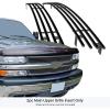 imageAPS Compatible with Chevy Silverado 1500 19992002 ampamp 0006 Suburban Tahoe Main Upper Stainless Steel Black 8x6 Horizontal Billet Front Grill Grille Insert C85068JBlack