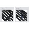 imageAPS Compatible with Chevy Silverado 1500 20032005 ampamp 0304 2500 3500 ampamp 0206 Avalanche Without Body Cladding Main Upper Stainless Steel SS Chrome Horizontal Billet Front Grill Grille Insert C85026ABlack