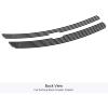 imageAPS Compatible with Chevy Silverado 1500 20072013 Main Upper Stainless Steel Black 8x6 Horizontal Billet Front Grill Grille Insert C65766JBlack