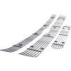 imageAPS Compatible with Chevy Silverado 2500 HD 3500 HD 20112014 Main Upper Lower Bumper Stainless Steel SS Chrome Billet Front Grill Grille Insert Combo C61031AChrome