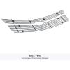 imageAPS Compatible with Chevy Suburban Tahoe 20152020 Honeycomb Bar Style Main Upper Stainless Steel SS Chrome Billet Front Grill Grille Insert C66320AChrome