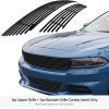 imageAPS Compatible with Dodge Charger 20152018 ampamp 19 SXT Without Adaptive Cruise Control Main Upper Lower Bumper Black Billet Front Grill Grille Insert Combo S18H94316D