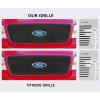 imageAPS Compatible with Ford F150 19992003 Lightning Aluminum Black Horizontal Billet Grille Grill Insert Combo F87932H