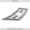 imageAPS Compatible with Ford F150 20042008 Bar Style Main Upper Stainless Steel SS Chrome Billet Front Grill Grille Insert F65726AChrome