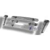 imageAPS Compatible with Ford F150 20042008 Bar Style Main Upper Stainless Steel SS Chrome Billet Front Grill Grille Insert F65726AChrome