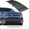 imageAPS Compatible with Ford F150 20092014 Lower Bumper Stainless Steel Black 8x6 Horizontal Billet Front Grill Grille Insert F66789JBlack