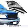 imageAPS Compatible with Ford F150 Harley Davidson Lightning 19992003 ampamp Expedition 9902 ampamp F150 Heritage 04 Main Upper Stainless Steel SS Chrome Billet Front Grill Grille Insert F85072ABlack