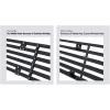 imageAPS Compatible with Ford Mustang 20052009 V6 Main Upper Lower Bumper Stainless Steel SS Black Billet Front Grill Grille Insert Combo F67810HBlack