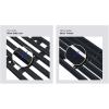 imageAPS Compatible with Ford Mustang 20052009 V6 Main Upper Lower Bumper Stainless Steel SS Black Billet Front Grill Grille Insert Combo F67810HBlack