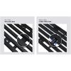 imageAPS Compatible with Nissan Maxima 20092014 Main Upper Lower Bumper Stainless Steel SS Black Billet Front Grill Grille Insert Combo N87774H