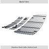 imageAPS Premium 304 Stainless Steel Chrome Horizontal Billet Grille Grill Insert Combo Compatible with GMC Sierra 2500 03 04 ampamp 0306 1500 2500 HD 3500 ampamp 07 Classic Main Upper Top Lower Bumper N19S69776G