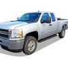 imageAPS Running Boards Bars Compatible with Chevy Silverado GMC Sierra 1500 2500 19992013 Double Cab ampamp 2500HD 3500 20012014 Exclude CK Classic Silver 6in 304 Stainless SteelAluminum Black