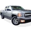 imageAPS Running Boards Bars Compatible with Chevy Silverado GMC Sierra 1500 2500 19992013 Double Cab ampamp 2500HD 3500 20012014 Exclude CK Classic Silver 6in 304 Stainless SteelStainless Steel Black
