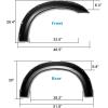 imageInjection Moulding Pocket Rivet Style Impact Resistance Polypropylene Fender Flare Compatible with F250 F350 Super Duty 19992007 Standard Bed 65ft ampamp Long Bed 8ft