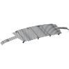 imageAPS Compatible with Chevy Silverado 1500 20032005 ampamp 0304 2500 3500 ampamp 0206 Avalanche Without Body Cladding Main Upper Stainless Steel SS Chrome Horizontal Billet Front Grill Grille Insert C85026AChrome
