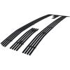 imageAPS Compatible with GMC Sierra 1500 20142015 Main Upper Stainless Steel SS Chrome Billet Front Grill Grille Insert G65972ABlack