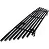 imageAPS Premium Stainless Steel Black 8x6 Horizontal Billet Grille Grill Insert Compatible with Ford Mustang 1999 2000 2001 2002 2003 2004 Main Upper N19J90068F