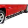 imageAPS Running Boards Bars Compatible with Chevy Silverado GMC Sierra 1500 2500 19992013 Double Cab ampamp 2500HD 3500 20012014 Exclude CK Classic Silver 6in 304 Stainless SteelAluminum Black