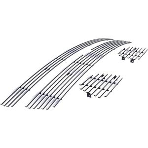 imageAPS Compatible with Chevy Avalanche Suburban Tahoe 20072014 Main Upper Tow Hook Stainless Steel Chrome 8x6 Billet Front Grill Grille Insert Combo C67919C