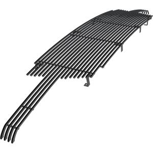 imageAPS Compatible with Chevy Silverado 1500 20032005 ampamp 0304 2500 3500 ampamp 0206 Avalanche Without Body Cladding Main Upper Stainless Steel SS Chrome Horizontal Billet Front Grill Grille Insert C85026ABlack