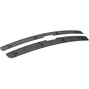 imageAPS Compatible with Chevy Silverado 1500 20072013 Main Upper Stainless Steel Black 8x6 Horizontal Billet Front Grill Grille Insert C65766JBlack