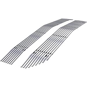 imageAPS Compatible with Chevy Silverado 1500 20162018 ampamp 19 1500 LD Main Upper Stainless Steel Chrome 8x6 Billet Front Grill Grille Insert C66360C