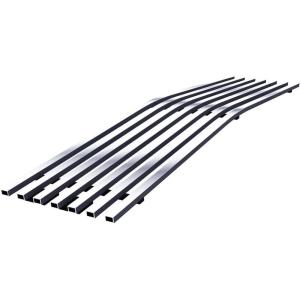 imageAPS Compatible with Chevy Silverado 2500 HD 3500 HD 20152019 Lower Bumper Stainless Steel SS Chrome Billet Front Grill Grille Insert C66319A