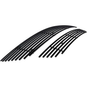 imageAPS Compatible with Dodge Charger 20152018 ampamp 19 SXT Without Adaptive Cruise Control Main Upper Lower Bumper Black Billet Front Grill Grille Insert Combo S18H94316D