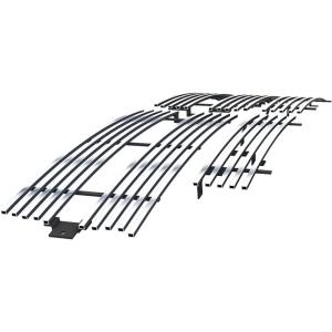 imageAPS Compatible with Dodge Pickup 19942001 Main Upper Lower Bumper Stainless Steel SS Chrome Billet Front Grill Grille Insert Combo D87914AChrome