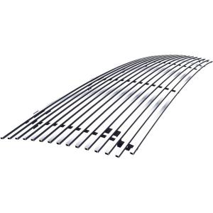 imageAPS Compatible with Ford Bronco F150 F250 F350 19921996 Main Upper Stainless Steel Chrome Polished 8x6 Horizontal Billet Front Grill Grille Insert S18S70058F