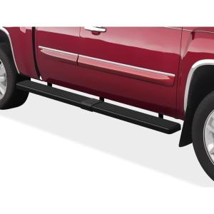 imageAPS Running Boards Bars Compatible with Chevy Silverado GMC Sierra 1500 2500 19992013 Double Cab ampamp 2500HD 3500 20012014 Exclude CK Classic Silver 6in 304 Stainless SteelStainless Steel Black