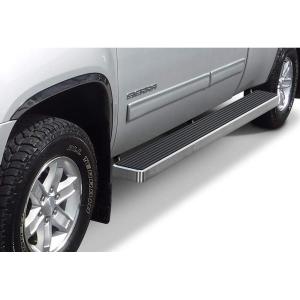 imageAPS Running Boards Bars Compatible with Chevy Silverado GMC Sierra 1500 2500 19992013 Double Cab ampamp 2500HD 3500 20012014 Exclude CK Classic Silver 6in 304 Stainless SteelAluminum Silver