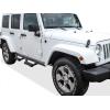 imageAPS 304 Stainless Steel Pocket Steps Running Boards Side Bars Compatible with Jeep Wrangler JK 20072018 4Door Factory sidesteps or Rock Rails Have to be RemovedBlack
