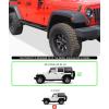 imageAPS 304 Stainless Steel Side Steps Armor Compatible with Jeep Wrangler JK 20072018 4Door Nerf Bars Side Steps Side Bars