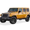 imageAPS Black 6 Inches Tubular Drop Down Style Nerf Bars Running Boards Compatible with Jeep Wrangler JK 20072018 4Door Factory sidesteps or Rock Rails Have to be RemovedBlack
