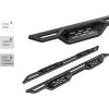 imageAPS Black 6 Inches Tubular Drop Down Style Nerf Bars Running Boards Compatible with Jeep Wrangler JK 20072018 4Door Factory sidesteps or Rock Rails Have to be RemovedBlack