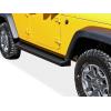 imageAPS Running Boards 6 inches Matte Black Compatible with Jeep Wrangler JK 20072018 4Door Factory sidesteps or Rock Rails Have to be Removed Stainless Steel Side Steps Side BarsAluminum Black