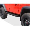 imageAPS Running Boards 6 inches Matte Black Compatible with Jeep Wrangler JK 20072018 4Door Factory sidesteps or Rock Rails Have to be Removed Stainless Steel Side Steps Side BarsAluminum Black