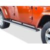 imageAPS Running Boards 6 inches Matte Black Compatible with Jeep Wrangler JK 20072018 4Door Factory sidesteps or Rock Rails Have to be Removed Stainless Steel Side Steps Side BarsAluminum Silver