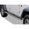 imageAPS Running Boards 6 inches Matte Black Compatible with Jeep Wrangler JK 20072018 4Door Factory sidesteps or Rock Rails Have to be Removed Stainless Steel Side Steps Side BarsAluminum Silver