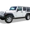 imageAPS Running Boards 6 inches Matte Black Compatible with Jeep Wrangler JK 20072018 4Door Factory sidesteps or Rock Rails Have to be Removed Stainless Steel Side Steps Side BarsAluminum Black