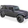 imageAPS Running Boards 6 inches Matte Black Compatible with Jeep Wrangler JK 20072018 4Door Factory sidesteps or Rock Rails Have to be Removed Stainless Steel Side Steps Side BarsAluminum Black