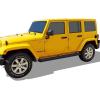 imageAPS Running Boards 6 inches Matte Black Compatible with Jeep Wrangler JK 20072018 4Door Factory sidesteps or Rock Rails Have to be Removed Stainless Steel Side Steps Side BarsAluminum Black
