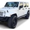 imageAPS Running Boards 6 inches Matte Black Compatible with Jeep Wrangler JK 20072018 4Door Factory sidesteps or Rock Rails Have to be Removed Stainless Steel Side Steps Side BarsAluminum Silver