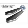 imageAPS Running Boards 6 inches Matte Black Compatible with Jeep Wrangler JK 20072018 4Door Factory sidesteps or Rock Rails Have to be Removed Stainless Steel Side Steps Side BarsPolished