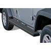 imageAPS Running Boards 6 inches Matte Black Compatible with Jeep Wrangler JK 20072018 4Door Factory sidesteps or Rock Rails Have to be Removed Stainless Steel Side Steps Side BarsAluminum Black