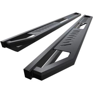 imageAPS 304 Stainless Steel Side Steps Armor Compatible with Jeep Wrangler JK 20072018 4Door Nerf Bars Side Steps Side Bars