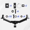 imageAPS Assembly Class 3 Trailer Hitch 2 Inches Receiver Tube Towing Hitch Compatible with Journey 20092020