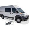 imageAPS Running Boards 5in Black Compatible with Ram ProMaster 20142025 Full Size Van 136 inches 159 inches Wheelbase 3Door Stainless Steel Nerf Bars Side Steps Side BarsStainless Steel Polished