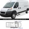 imageAPS Running Boards 5in Black Compatible with Ram ProMaster 20142025 Full Size Van 136 inches 159 inches Wheelbase 3Door Stainless Steel Nerf Bars Side Steps Side BarsSilver
